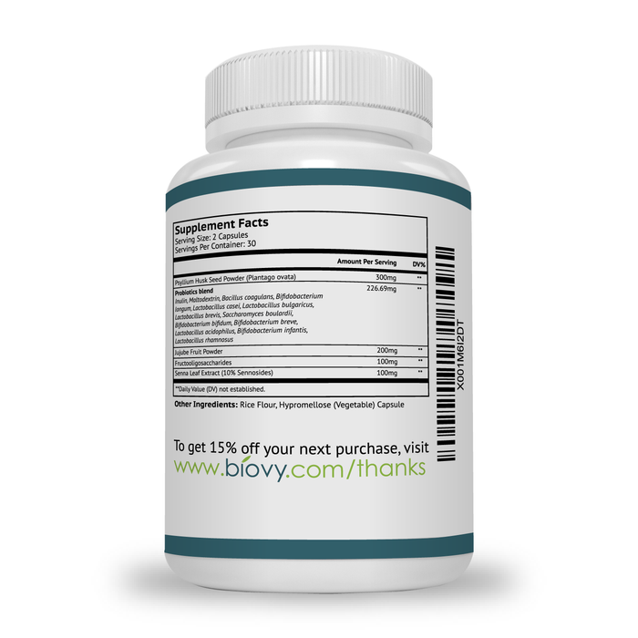 Thruve™ - Natural Constipation Relief & Support Supplement - Probiotics, Prebiotics, Herbs & More For Constipation