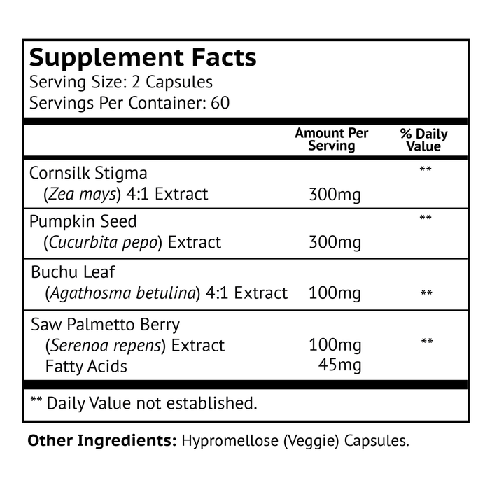 Stronghold Bladder Control™ - Powerful Natural Bladder Control Support Supplement