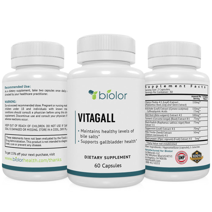 VitaGall™ - Natural Gallbladder Health & Support Supplement